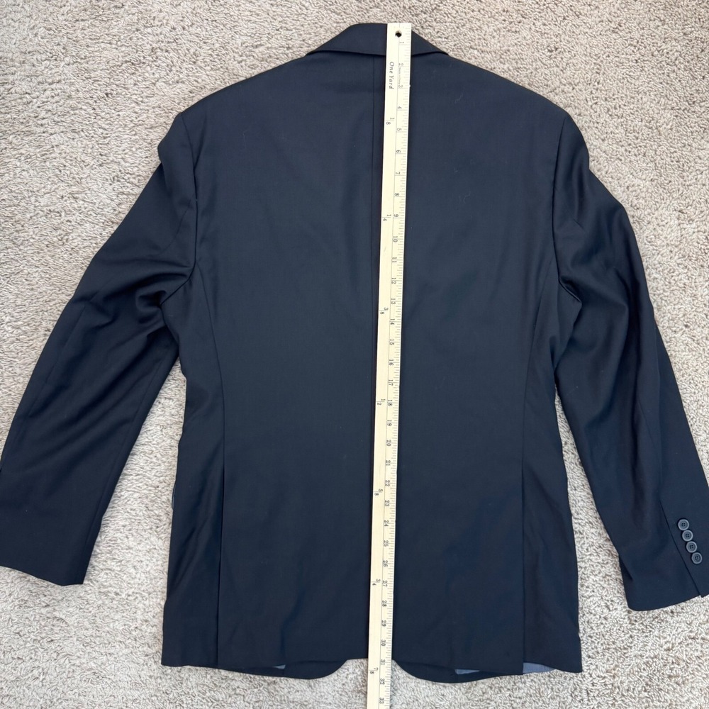 J.S. A. Bank 1905 Tailored Fit Blazer‎ Mens 38R Black Wool Blend Business Casual - Picture 8 of 11